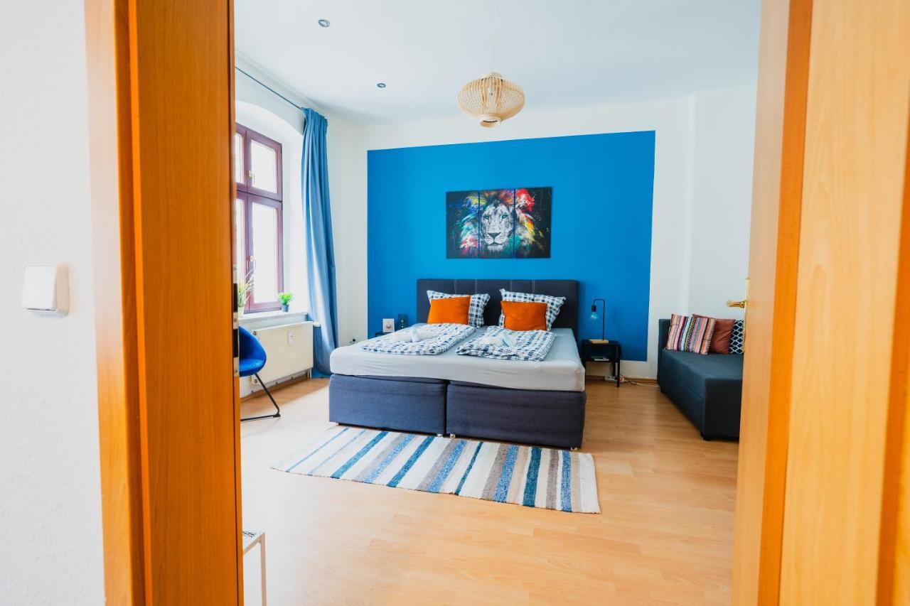 Blue Chili 08 - Magdeburg 2-Zimmer Altbau, Wi-Fi, 5 Pax Luaran gambar