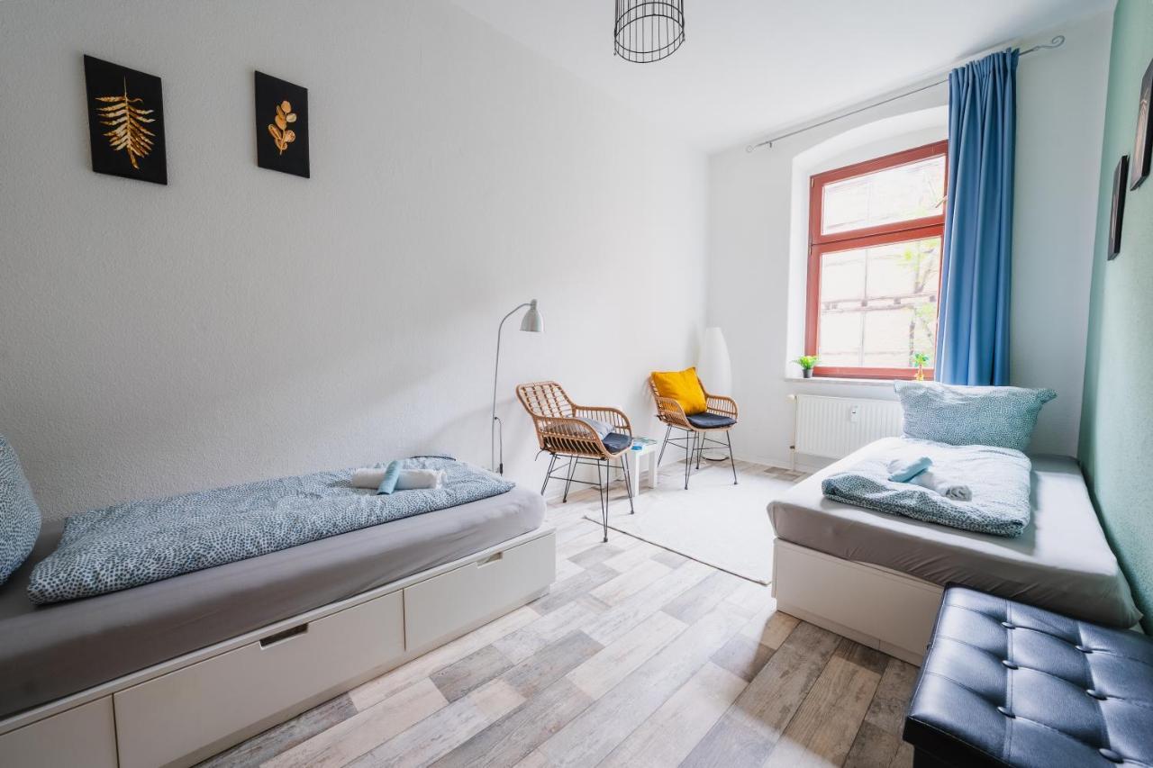 Blue Chili 08 - Magdeburg 2-Zimmer Altbau, Wi-Fi, 5 Pax Luaran gambar